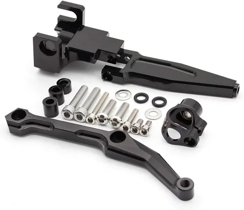 Miniatura 2 de Compatible con MT-09 FZ09 (no rastreador) 2013-2020, XSR 900 2015-2020, MT09 SP 2018-2019 CNC amortiguador de dirección de motocicleta estabilizador