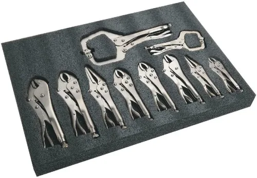 Miniatura 2 de NUEVO ALICATES DE BLOQUEO 10PC SET CON BANDEJA