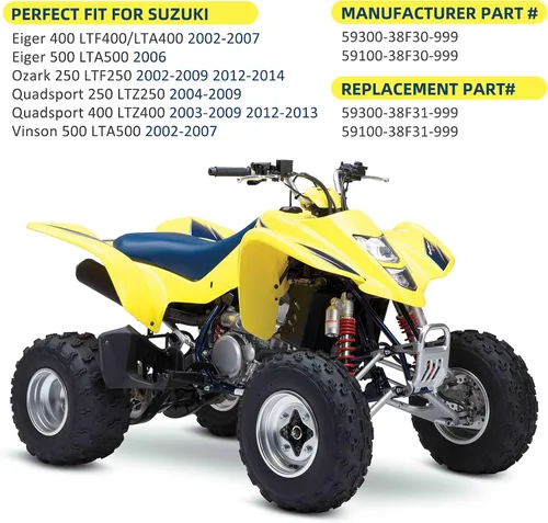 Miniatura 2 de M MATI Pinzas de freno delanteras izquierdas y derechas para Suzuki Eiger 400 500 Ozark 250 Quadsport 250 400 Vinson 500 LTA 400 500 LTF 250 400 LTZ