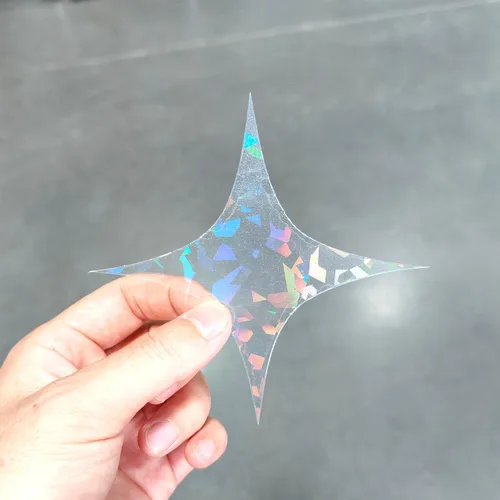 Miniatura 8 de Calcomanías holográficas para ventana para golpes de pájaros, recordatorio de vidrio, calcomanías autoadhesivas anticolisión, evita que los pájaros