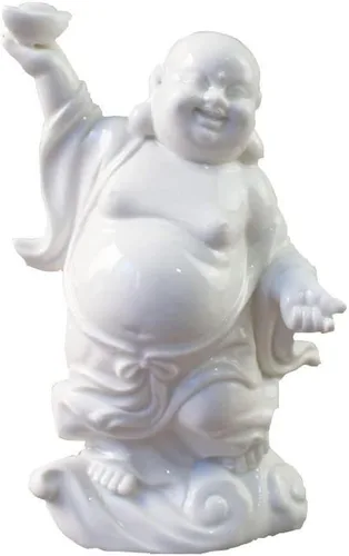 Miniatura 8 de Estatua de Buda Maitreya que ríe Zen Esculturas Ornamento Feliz Budismo de la Suerte Estatua de Sala de estar Oficina Estatua de Estatua de Estatua