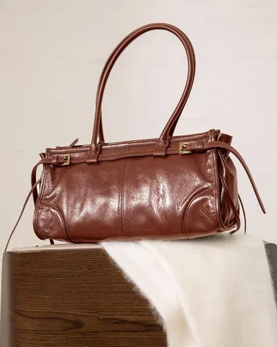 Miniatura 3 de NEWBELLA Bolso de mano de piel sintética para mujer, bolso de hombro convertible con asa superior para trabajo de noche