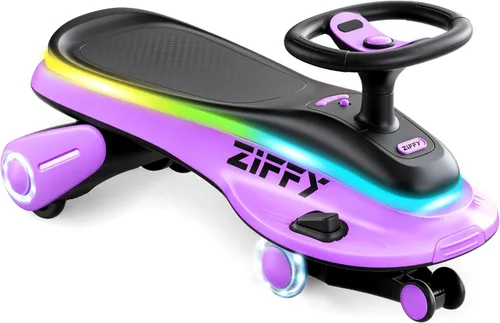 Miniatura 10 de Coche eléctrico con luz JOVA ZIFFY 45W 5.5A con pedal, batería recargable, coche oscilante 2 en 1, juguete de paseo de 2 velocidades, antivuelco