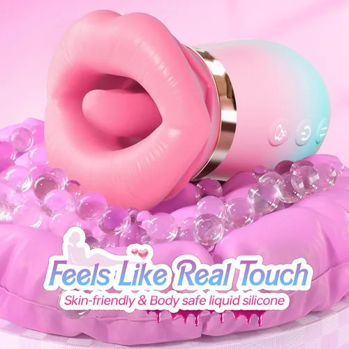 Miniatura 6 de Vibrador de juguete sexual para adultos para mujeres – Sovokn 5 en 1 vibrador de succión bucal rosa juguete sexual 10 lamiendo la lengua, 3 juguetes