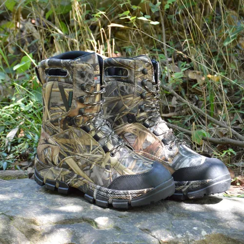 Miniatura 6 de Botas de caza impermeables para hombre, ligeras, botas de trabajo aisladas, botas de trabajo transpirables de 10 pulgadas, 10 pulgadas, Thinsulate
