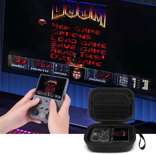 Miniatura 6 de BliFulde Carrying Case for RG353V/ RG353VS Handheld Game Console, Custom-Insert Handheld Emulator Retro Game Holder Organizer, Portable Game Player