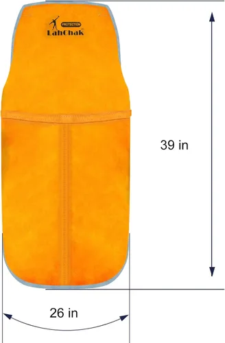 Miniatura 2 de Leather Work Shop Apron, Buckle straps, Heat & Flame Resistant Heavy Duty Welding Apron