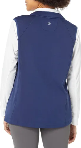 Miniatura 2 de WonderWink Chaleco de forro polar con cremallera completa para mujer