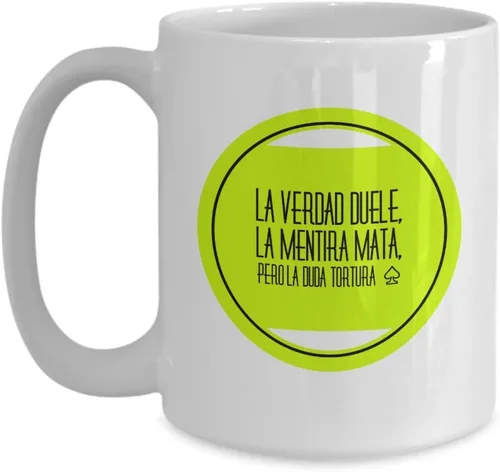 Miniatura 4 de Taza Cafe Verdad Vaso, taza de café divertidas, tazas personalizadas, taza de café inspiradoras, taza con mensajes positivos., 11onza, Negro