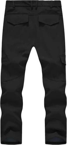 Miniatura 2 de TBMPOY Men's Snow Ski Waterproof Softshell Snowboard Pants Outdoor Hiking Fleece Lined Wear Resistant Windproof
