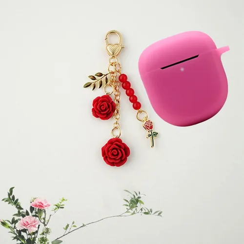 Miniatura 6 de Funda para auriculares Bose QuietComfort II 2022, bonitos auriculares Bose 2 de silicona suave a prueba de golpes funda protectora para nuevos Rojo