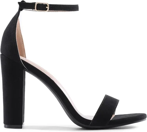 Miniatura 2 de DREAM PAIRS - Sandalias de tacón alto y grueso para mujer