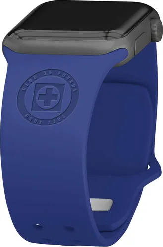 Affinity Bands Cruz Azul - Correa deportiva de silicona grabada compatible con Apple Watch