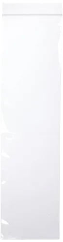 Miniatura 75 de Aviditi Poly Bolsa con cierre hermético blanco, Transparente, 1000 Claro