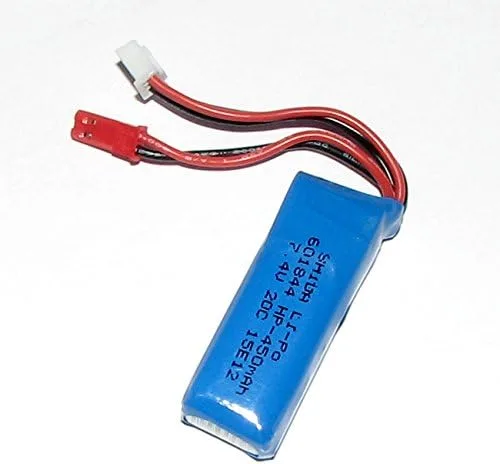 Miniatura 8 de 7.4V/2S 450mAh 20C LiPO batería JST Plug