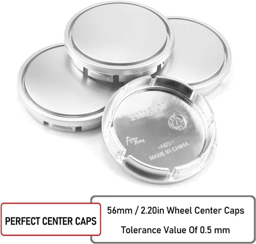 Miniatura 6 de RTRHINOTUNING Para 2002 Jetta GLS - Tapas centrales de rueda de 2.205 in, tapas centrales para llantas #1J0 601 171, 4 tapas de buje OD: 2.205 in