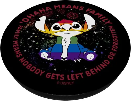 Miniatura 2 de Disney Lilo & Stitch Pride Stitch Ohana Means Family PopSockets intercambiables PopGrip