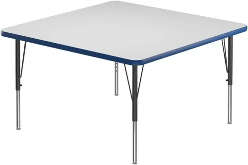Miniatura 45 de Correll - Mesa rectangular de 24 x 36 pulgadas, mesa de actividades superior de borrado en seco, altura ajustable (19 a 29), laminado de alta