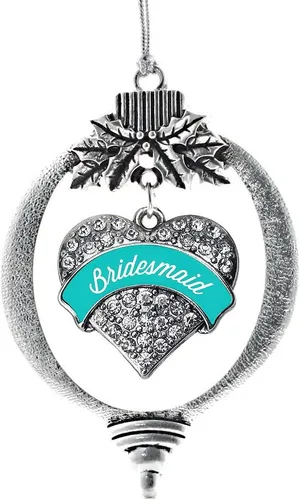Miniatura 64 de Inspired Silver - Adorno con dije de hermana gemela - Adornos navideños de plata con circonitas cúbicas