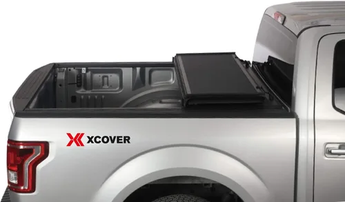 Miniatura 4 de Xcover - Cubierta rígida plegable para caja de camioneta de perfil bajo, compatible con camioneta F150 2015-2025 con caja de 5.6 pies