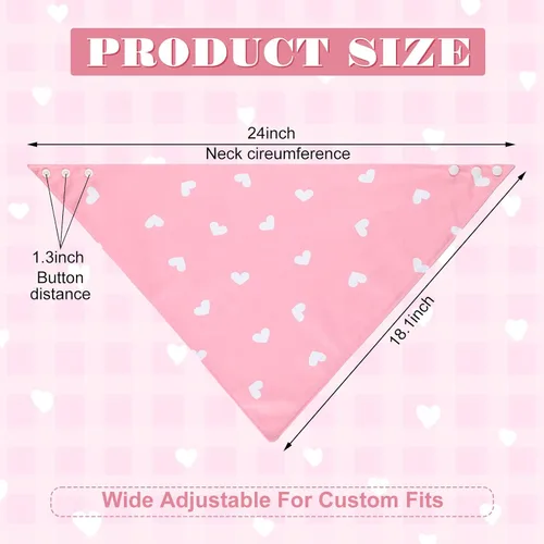 Miniatura 2 de Janmercy Paquete de 5 baberos tipo bandana para adultos, extra grandes, suaves, ajustables, absorbentes, para mujeres, necesidades especiales