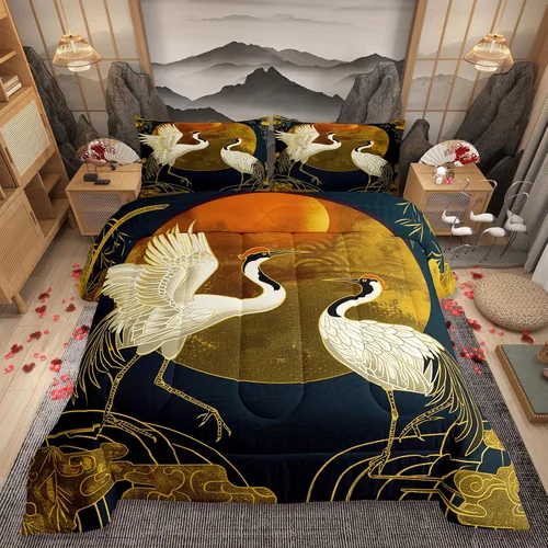 Miniatura 24 de Juego de edredón lindo de perro y gato, tamaño matrimonial, juego de ropa de cama colorido con estampado de patas de cachorro, 3 piezas para niños