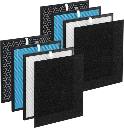 Kit de reemplazo de filtro AirMax de 2 juegos compatible con purificadores de aire Okaysou Airmax 10L Pro y Aiibot-A300, filtro purificador de aire