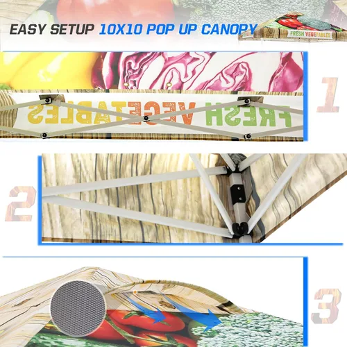 Miniatura 183 de EAGLE PEAK Tienda de campaña desplegable con bolsa de transporte con ruedas, 8 estacas, 4 cuerdas, 4 bolsas de peso, toldo de tienda de campaña