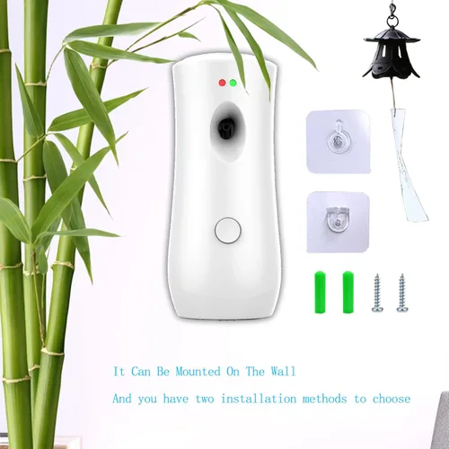 Miniatura 3 de Dispensador automático de fragancia de aire para el hogar, ambientador en aerosol montado en la pared para el hogar, oficinas, escuelas, blanco1101