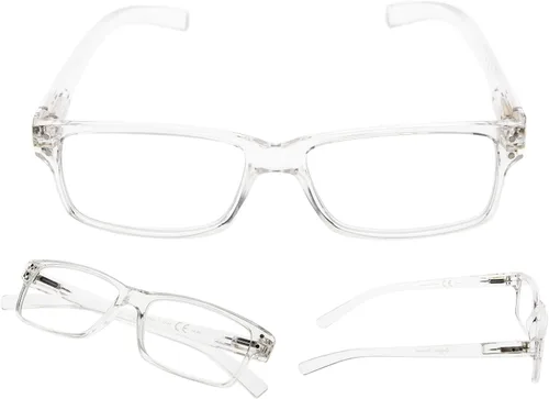 Miniatura 5 de Gafas de lectura, paquete de 5 bisagras de resorte para mujeres y hombres, incluye 3 negras 2 tortugas +0.00