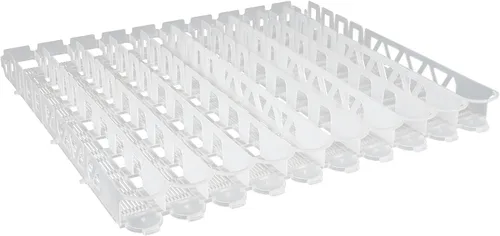 Miniatura 8 de Display Technologies Visi-Slide - Organizador alimentado por gravedad para bebidas de anillo bajo de 12/16 onzas en estantes planos y angulados
