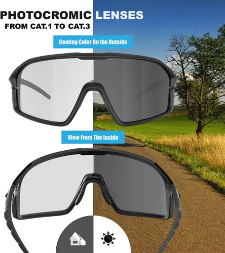 Miniatura 4 de Living out your qool time Gafas de sol polarizadas para ciclismo para mujeres y hombres, golf, correr, voleibol, MTB y deportes al aire libre