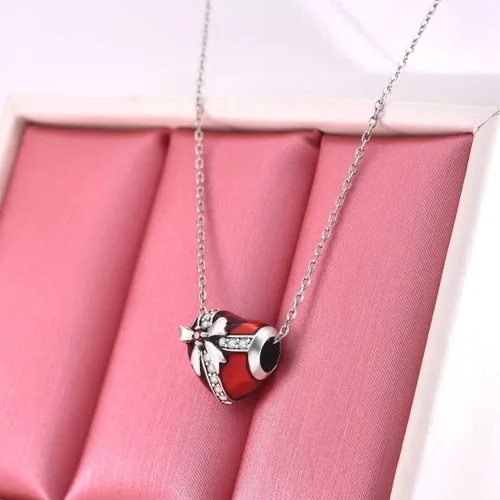 Miniatura 4 de DALARAN Dijes de Navidad para pulsera de plata de ley, copo de nieve azul con circonita cúbica para mujer