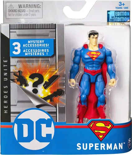 Miniatura 2 de DC Heroes Unite Figura de acción de 4 pulgadas Superman