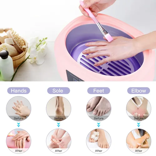 Miniatura 7 de Biutee Máquina de cera de parafina para manos y pies, control inteligente de temperatura, cera de parafina, baño para el hogar, spa, kit de máquina