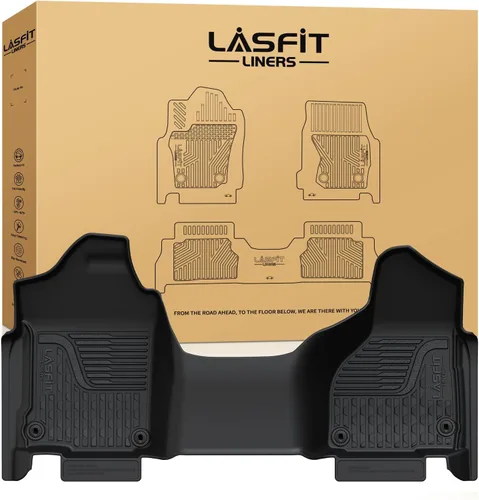 Miniatura 15 de LASFIT - Alfombrillas para Ram 1500 2019-2024 Cabina Tripulación con Cubo de Almacenamiento Bajo el Asiento Trasero