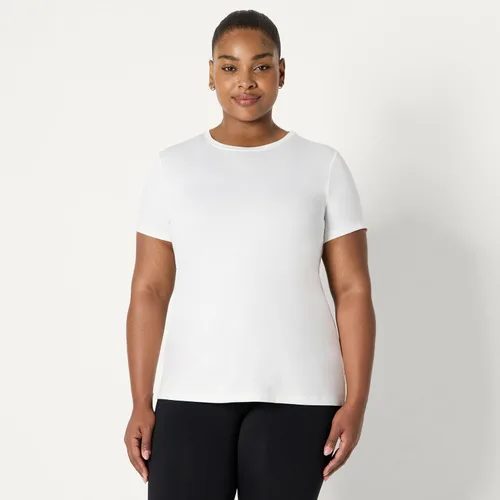 Miniatura 13 de Amazon Essentials Camiseta de manga corta con cuello redondo para mujer, de secado rápido, para entrenamiento, gimnasio, paquete múltiple