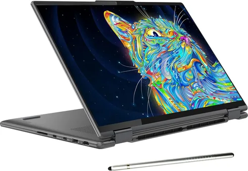 Lenovo Yoga 7i - Laptop 2 en 1 con pantalla táctil 2.5K de 16 pulgadas, 12ª plataforma Intel Evo 12-Core i5-1240P, 8 GB LPDDR5 RAM, 512 GB SSD,