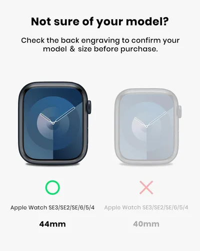 Miniatura 2 de amBand Funda resistente con correa para Apple Watch de 1.732 pulgadas, compatible con iWatch Series SE 3/SE 2ª generación, SE/6/5/4, protección