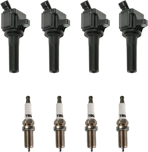 Miniatura 129 de Kit de Bobina de Encendido y Bujía TRQ 8 Piezas Bujías de Iridio Compatibles con Mercedes-Benz C250 2012-2015 y SLK250 2012-2015