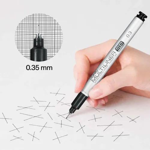 Miniatura 2 de Copic Multiliner SP - Marcador de tinta negra, punta 0.35