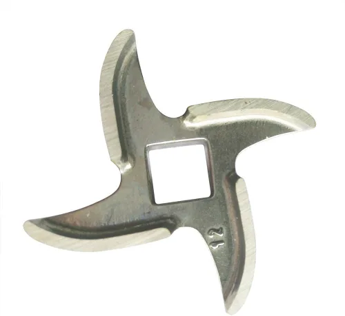 Miniatura 5 de 2 piezas de cuchillas de acero inoxidable para picadora de carne #12, repuesto para molinillos, comprueba