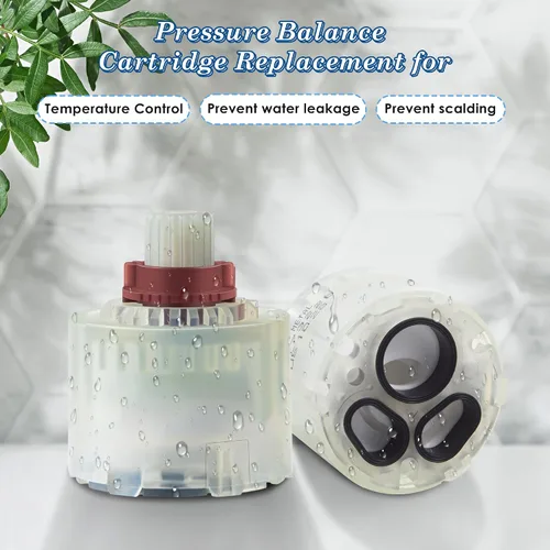 Miniatura 6 de Dreyoo 1 paquete de cartucho de equilibrio de presión compatible con válvula de ducha American Standard R110/R115 A954.4400070A para grifos