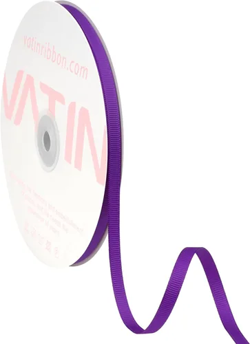 Miniatura 180 de Vatin - Rollo de cinta de grogrén, rollos de 25-50 yardas, perfecto para decoración de bodas, coronas, baby showers, envolturas de paquete de regalo