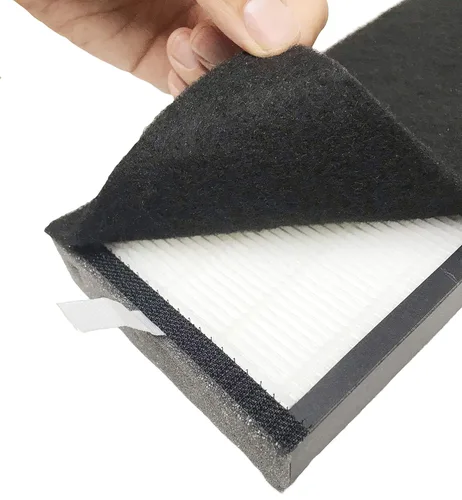 Miniatura 3 de Nispira TF60 TF60-Pure T500 Filtro de repuesto True HEPA Filtro de carbono para Breathe Smart Tower Purificador de aire, 1 paquete