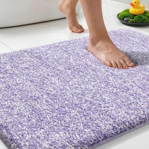 Miniatura 42 de Yimobra Alfombra de baño acolchada antifatiga, antideslizante, lavable, de microfibra suave y densa para lavabo, ducha, pies cansados, cómodo