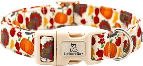Miniatura 12 de Lionheart glory - Collares de perro de Halloween, collares de perro de otoño, collar de perro ajustable y resistente de alta calidad para perros