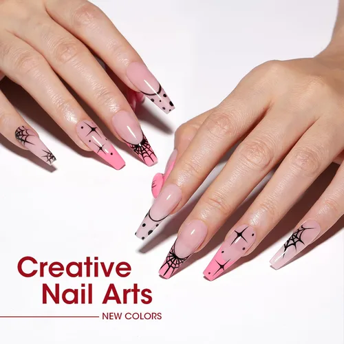 Miniatura 6 de Gellen - Juego de esmaltes de uñas de gel en 6 colores bonitos de la serie pastel, suaves, para decoración de uñas y manicura en casa de larga
