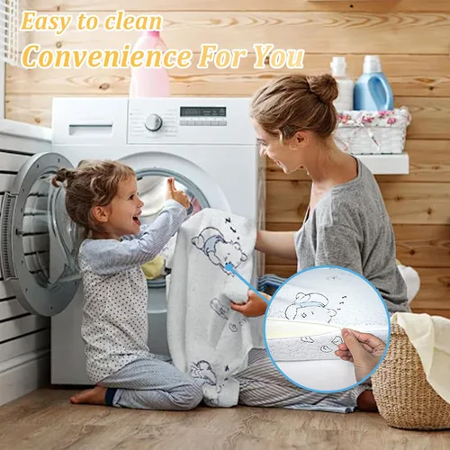 Miniatura 6 de Colchón triple Pack and Play, 38 x 26 pulgadas, colchón de espuma viscoelástica de gel N Play, colchón portátil de viaje de doble cara para Pack N