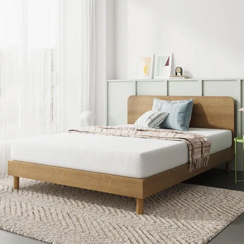 Miniatura 20 de Novilla Colchón tamaño Queen de 5 pulgadas, colchón de espuma viscoelástica de gel para dormir fresco por la noche y aliviar la presión, colchones